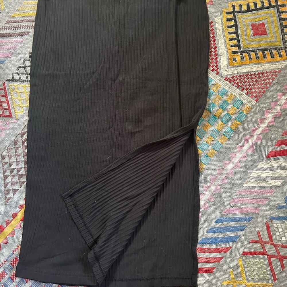 Ten tree ribbed pencil skirt Large